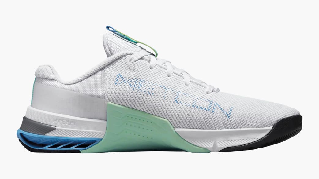Nike women's metcon 3 training shoes hotsell - grey/mint green